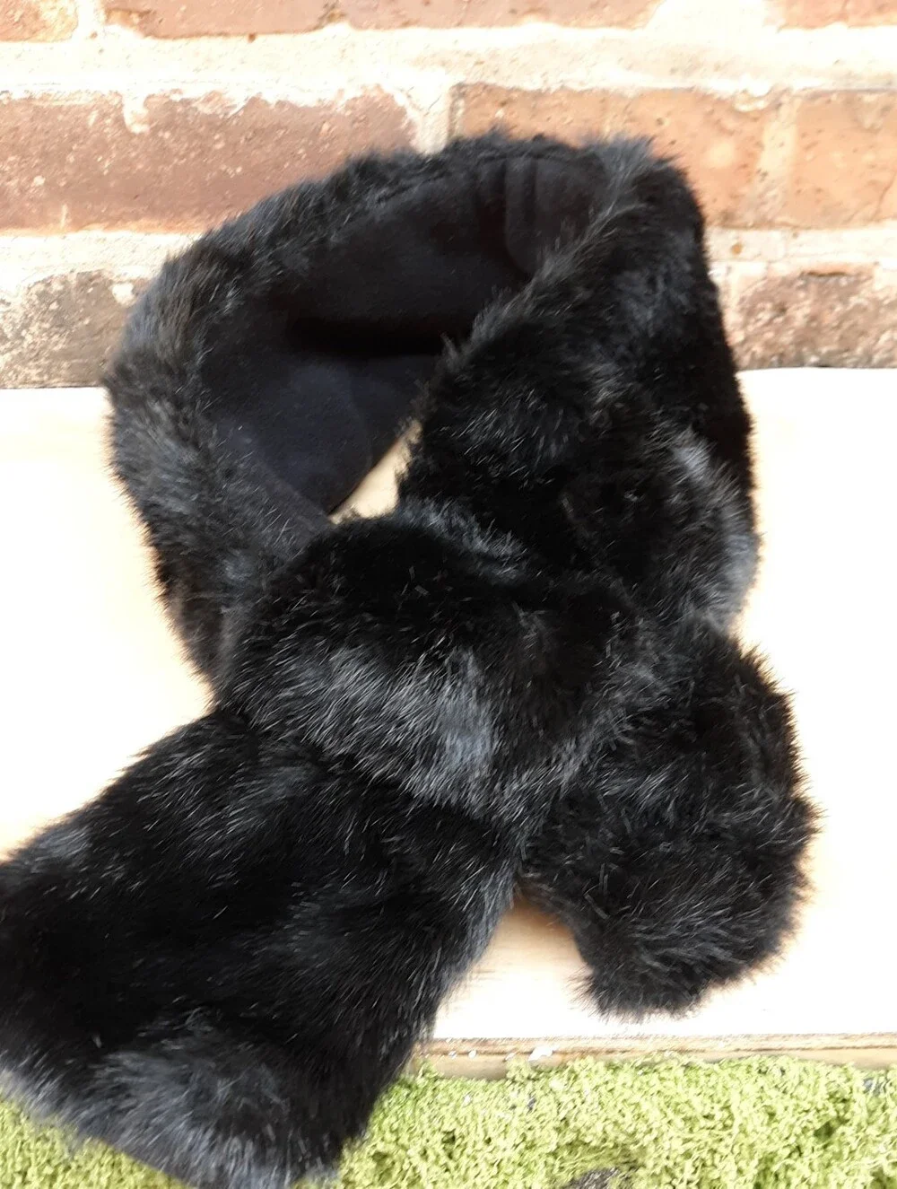 Cheveux Luxury Collection Black Faux Fur Russian Cossack Hat & Scarf Set